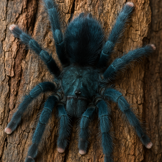 Brazilian Blue &amp; Green Pink Toe Tarantula (Avicularia geroldi)