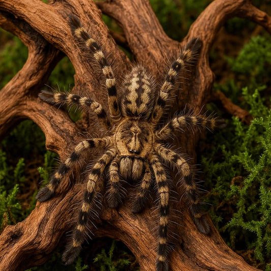 Ivory Ornamental Tarantula (Poecilotheria subfusca ‘Highland’)