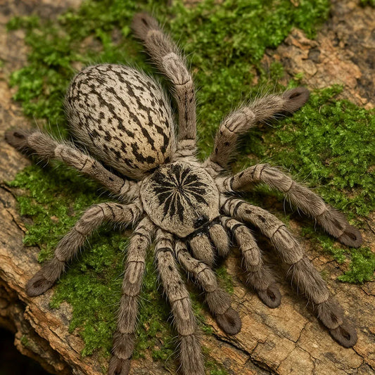 Togo Starburst Baboon Tarantula (Heteroscodra maculata)